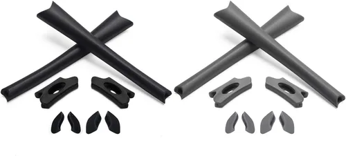 Vista 16 de Eye Opening Stuff Kits de goma de repuesto para orejas y nariz compatibles con gafas de sol Oakley Flak Jacket/Flak Jacket XLJ, Negro, Talla única