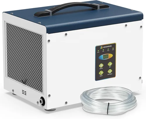 Vista 8 de Deshumidificador ARGENDON para espacio de acceso con bomba, deshumidificador comercial de 70 pintas para sótano con manguera de drenaje