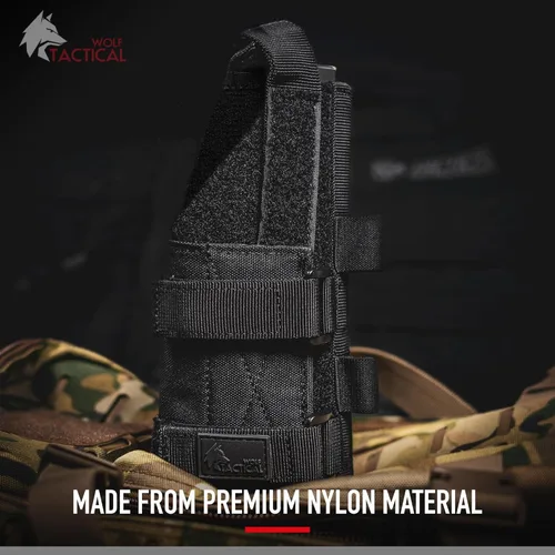 Vista 6 de WOLF TACTICAL - Funda MOLLE Universal, Funda MOLLE para Pistola, Funda para Pistola Airsoft, Funda Táctica de Nylon para Pistolas