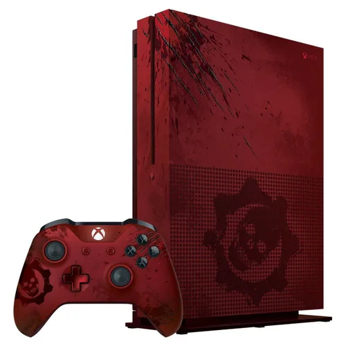 Vista 4 de Xbox One S 2TB Limited Edition Console - Gears of War 4 Bundle Discontinued