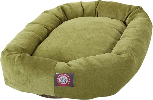 Vista 12 de Majestic Pet Cama para perros calmante de microterciopelo de 24 pulgadas, lavable – Cama redonda suave y acogedora para perros con soporte