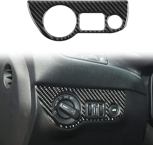 Vista 10 de Voodonala Panel de control del interruptor de los faros delanteros para Dodge Challenger 2015-2025 y Dodge Charger 2010-2025, accesorios interiores