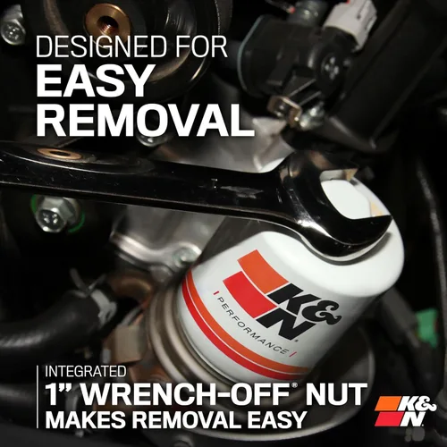 Vista 2 de K&N HP-3001 Performance, filtro de aceite extraíble.