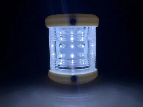 Vista 6 de Pactrade Marine Barco blanco popa LED luz de navegación impermeable 2 millas náuticas