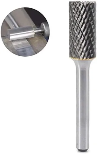 Vista 3 de YUFUTOL SB-5 - Lima de rebabas rotativas de doble corte con forma de cilindro de carburo de tungsteno