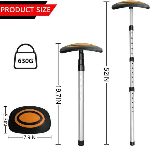 Vista 3 de Sistema de soporte de bolsa de viaje de golf, kit de protección de viaje de club de golf