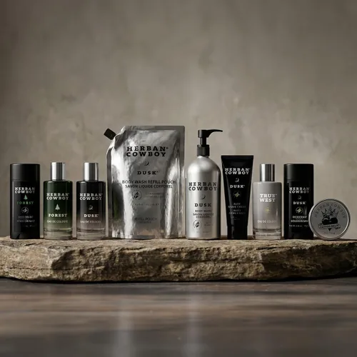 Vista 8 de Herban Cowboy Desodorante con infusión de aloe Dusk con toques de cedro, lavanda, lima y sándalo (2.8 onzas)