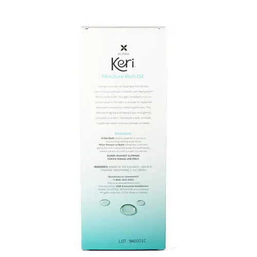 Vista 2 de Keri Aceite hidratante para ducha y baño, 16 onzas líquidas