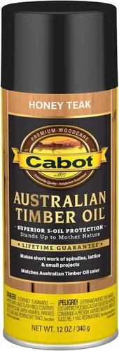 Vista 17 de Cabot Aceite de madera australiano, natural, 1 cuarto de galón