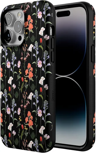 Vista 2 de Funda Casely para iPhone 14 Pro Max Secret Garden Flores Mixtas Compatible con MagSafe Diseño Protector Audaz