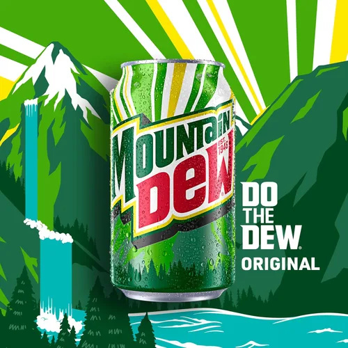Vista 4 de Mountain Dew Soda, mini latas, 7.5 onzas líquidas (paquete de 10)