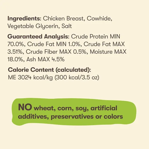 Vista 7 de Pet 'n Shape Chik Golosinas de brochetas naturales para perros, 1 unidad, 8 onzas