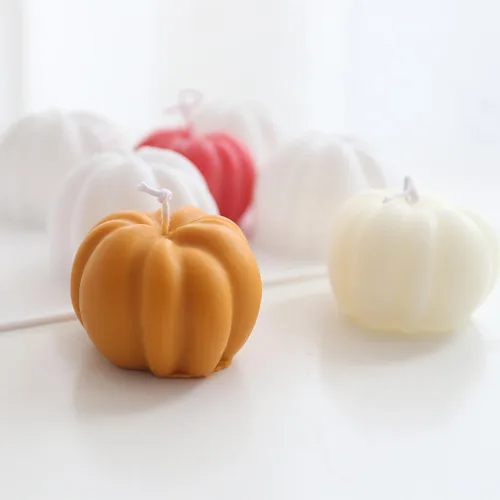 Vista 4 de EchoDone Molde de silicona para calabaza, 6 cavidades, molde para hornear cupcakes, bandeja de mousse, moldes para decoración de pasteles de cocina