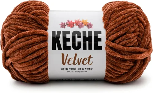 Vista 23 de Hilo de terciopelo Keche para crochet, suave chenilla voluminosa para bebé, manta Amigurumi, 100 gr (121 m) - Blanco