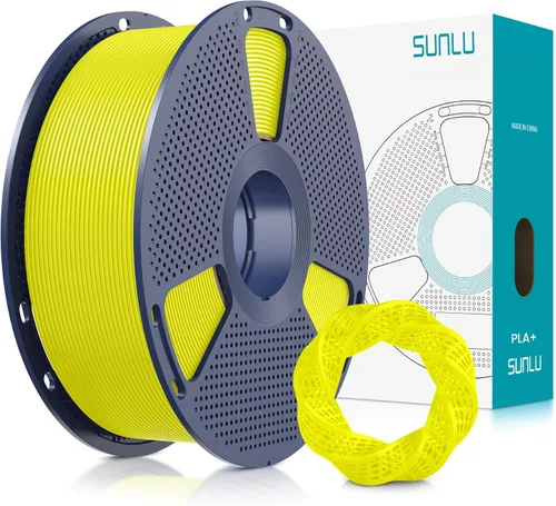Vista 33 de SUNLU - Filamento PLA Plus 1.75mm Negro 1KG, Filamento para impresora 3D enrollado cuidadosamente 1.75mm, PLA+ 1000g, precisión dimensional de +