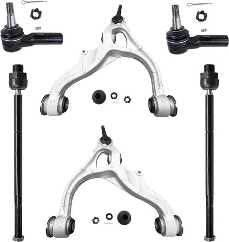 Vista 101 de Detroit Axle - Kit de brazos de control de extremo delantero RWD para Dodge Charger Challenger Chrysler 300, 2 brazos de control delantero