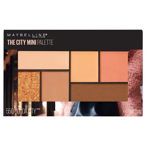 Vista 14 de Maybelline New York The City Mini Paleta de Sombras de Ojos Maquillaje, Blushed Avenue, 0.14 oz.