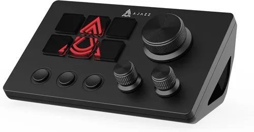 AJAZZ Macro Keypad Stream Controller Deck Gaming Streaming Shortcut Keyboard, 6 Programmable Keys Customizable Visual AI Pad USB Soundboard for
