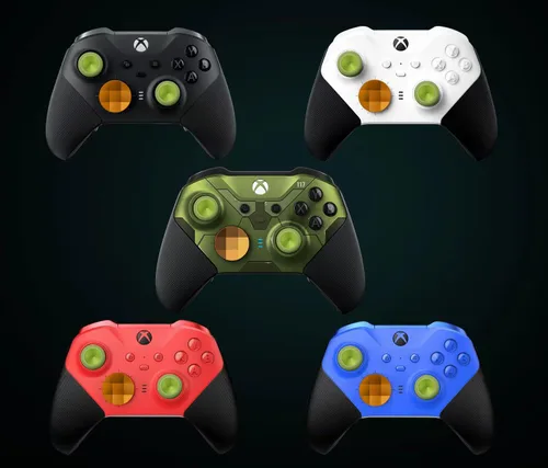 Vista 6 de 13 en 1 Halo Infinite Edition Thumbsticks Analog Sticks Reemplazo Joystick Piezas Kit de Accesorios de Reparación Juego de Componentes para Xbox