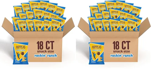 Vista 11 de HIPPEAS Chips de tortilla de garbanzos, Nacho Vibes Snacks sin gluten, sin lácteos, veganos, 1 oz, paquete de 18, 0.11 onzas de proteína, 0.11 onzas