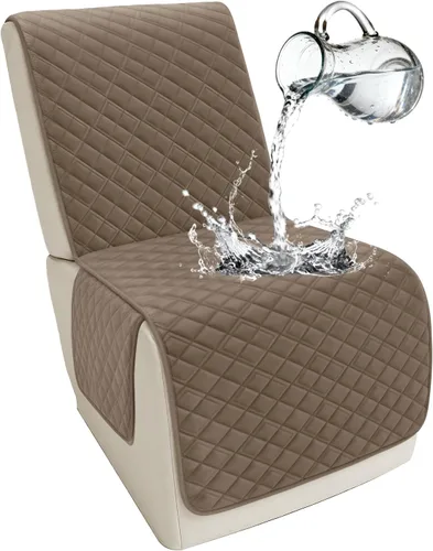 Vista 58 de Arfntevss Fundas para sofá seccional reclinable para sofá seccional en forma de L, funda antideslizante lavable para sofá reclinable con forma de L