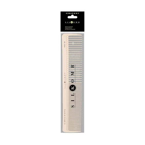 Vista 4 de Cricket Silkomb Pro-30 Power - Peine de corte de cabello, inyectados de silicona, dientes sin costuras con patrón de dientes dobles para corte