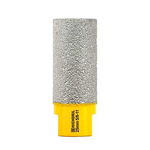 Vista 15 de HIGHDRIL Broca de fresado de diamante para ampliar y dar forma a agujeros, diámetro 30mm (1-1/7") Broca de núcleo de perforación seca