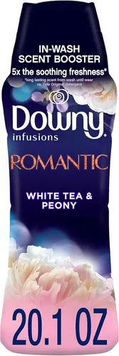 Vista 110 de Downy Infusiones - Perlas potenciadoras de aroma en el lavado, aroma Calm de lavanda y vainilla, 5.7 onzas