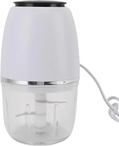 Picadora eléctrica de ajo, procesador de alimentos portátil de 10.1 fl oz, licuadora de verduras, mini picadora de alimentos para nueces, chile,