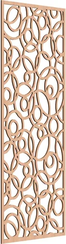 Vista 94 de 9 3/8 pulgadas de ancho x 24 3/8 pulgadas de alto x 1/4 pulgadas de alto, paneles de pared de madera con calado, roble rojo