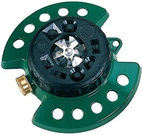 Vista 2 de Dramm Base de metal, color verde 15024 ColorStorm de 9 patrones con aspersor oscilante turbo Meta y XT de alta resistencia