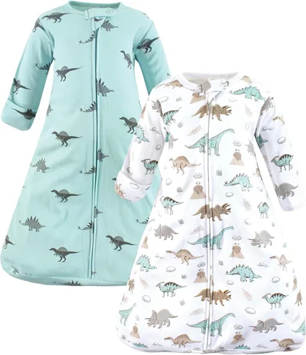 Vista 16 de Hudson Baby Saco de dormir unisex de algodón con manga larga para bebé, saco, manta