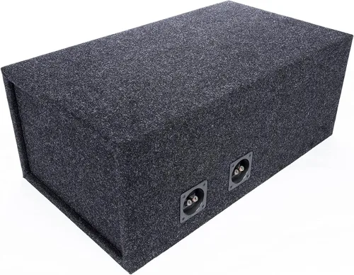 Vista 2 de Atrend 8DQVDD Digital Designs - Carcasa de subwoofer de 8 pulgadas con doble ventilación, serie Redline-Hi Def Tuned, fabricada en Estados Unidos