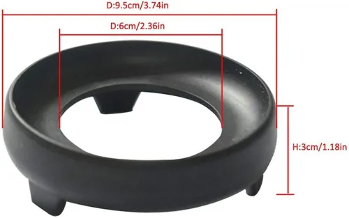 Vista 2 de Soporte de pedestal con base de bandeja de huevos de avestruz, soporte de base de exhibición de bolas de cristal, soporte para huevos de ganso