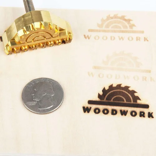 Vista 7 de Hierro de marca personalizado para madera, sellos de hierro de marca de metal, sellos de boda, hierro de marca personalizado para carne y alimentos