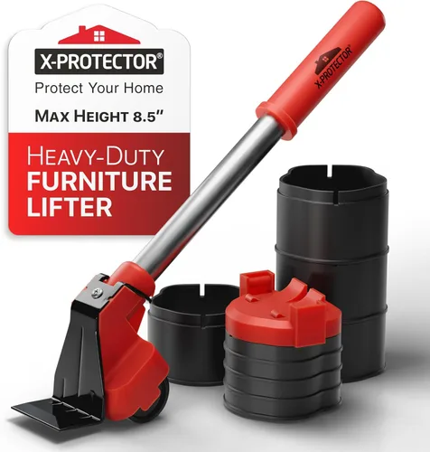 Vista 16 de X-Protector Deslizadores de Fieltro para Muebles para Pisos de Madera Dura y Juego de Herramientas Elevadoras de Muebles - 4 PCS Deslizadores de 3