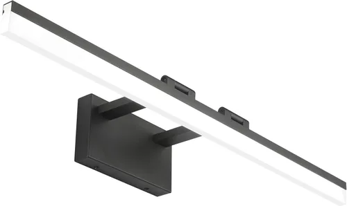 Vista 14 de SOLFART Luces LED de Tocador de 24 Pulgadas Níquel Cepillado Lámpara de Baño Luces de Tocador de Baño Sobre Espejo Accesorios de Iluminación