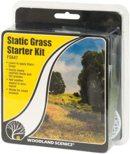 Vista 3 de Woodland Scenics Kit de iniciación de césped estático FS647