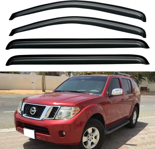 Vista 129 de YQAUTEC - Viseras para ventana, protectores contra la lluvia, compatibles con Subaru WRX 2015-2021, deflectores de viento para ventanas, viseras