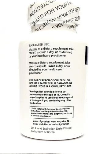 Vista 2 de DIM (diindolilmetano) 150 mg de apoyo hormonal, cápsulas vegetarianas