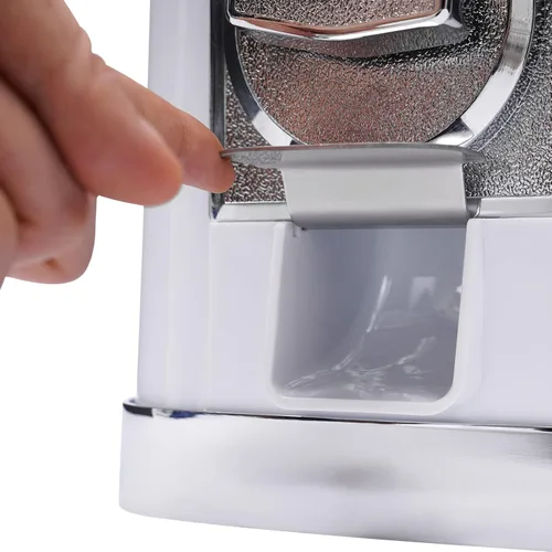 Vista 7 de Máquinas expendedoras blancas, máquina de chicles de caramelo para caramelos de 1.26 pulgadas, dispensador de caramelos de chicle para niños