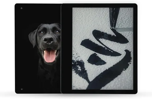 MightySkins Skin compatible con Tienda Kindle Scribe (2022) - Black Lab Funda protectora de vinilo duradera y única Fácil de aplicar Fabricado en