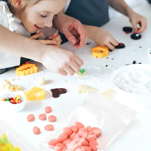 Vista 5 de 160 piezas bolsas transparentes con cremallera de 5 x 7 pulgadas, pequeñas bolsas de plástico para joyas, alimentos, manualidades, embalaje