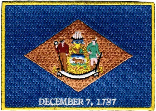 Vista 17 de Parche Bordado de la Bandera del Estado de Minnesota, Emblema MN, Planchado, Versión 2024