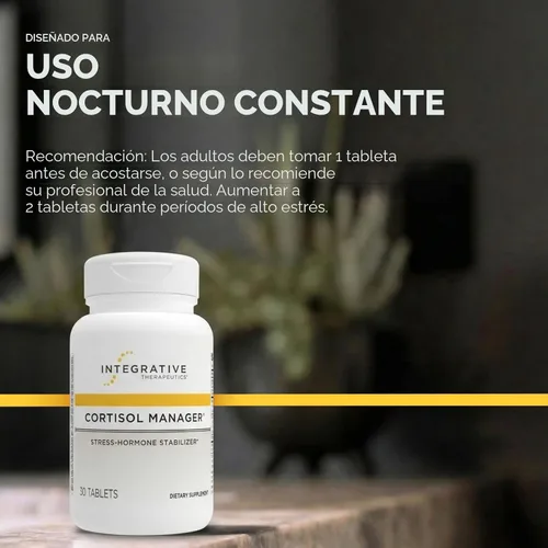 Vista 8 de Integrative Therapeutics Regulador de cortisol estabilizador de hormonas de estrés, 871791003811, 1