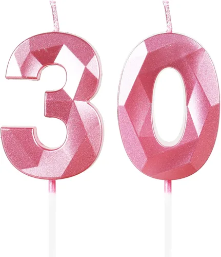 Vista 94 de Velas Número 1, Velas de Primer Cumpleaños, Vela Roja de Feliz Cumpleaños para Pastel, Decoraciones de Cobertura de Pastel de Diseño 3D para Niñas