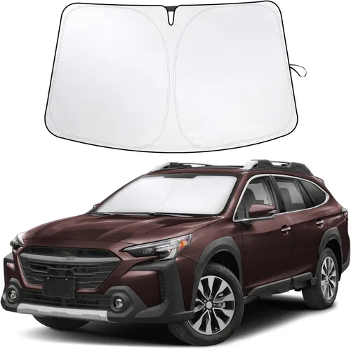 Vista 320 de EcoNour - Parasol plegable para parabrisas de Toyota Tacoma 2016-2025 2026, accesorios para camioneta de 2 puertas y 4 puertas, protector de visera