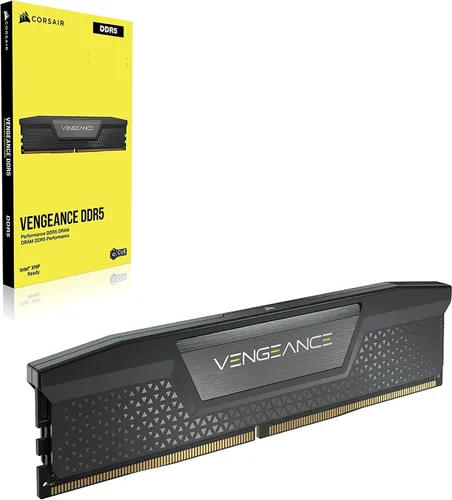 Vista 5 de CORSAIR Vengeance DDR5 RAM 48 GB (2 x 24 GB) 6000 MHz CL36 Intel XMP iCUE Memoria de computadora compatible - Negro (CMK48GX5M2E6000C36)