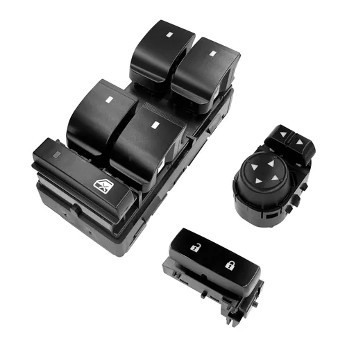 Vista 12 de Interruptor de ventana eléctrica para pasajero delantero derecho, trasero izquierdo o derecho Botones de ventana Compatible con GMC Acadia