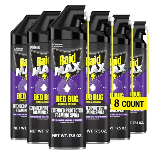 Raid Max Foam Bed Bug 17.5 onzas (paquete de 6)
